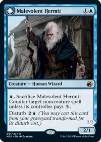 Malevolent Hermit — Innistrad: Midnight Hunt