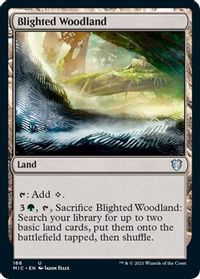 Blighted Woodland — Commander: Innistrad: Midnight Hunt