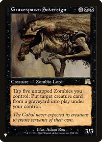 Gravespawn Sovereign — The List Reprints