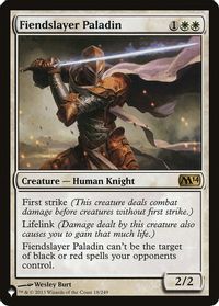 Fiendslayer Paladin — The List Reprints