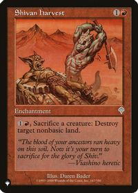 Shivan Harvest — The List Reprints
