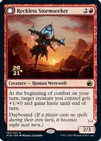 Reckless Stormseeker — Prerelease Cards