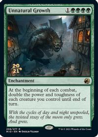 Unnatural Growth — Prerelease Cards