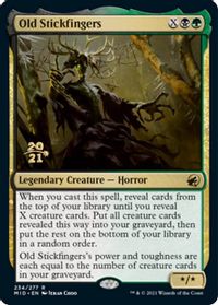 Old Stickfingers — Prerelease Cards