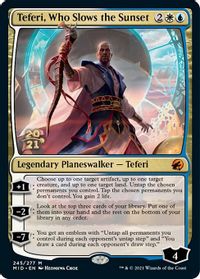Teferi, Who Slows the Sunset — Prerelease Cards