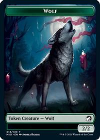 Wolf Token — Innistrad: Midnight Hunt