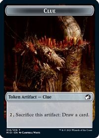 Clue Token — Innistrad: Midnight Hunt