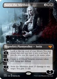 Sorin the Mirthless (Borderless) — Innistrad: Crimson Vow
