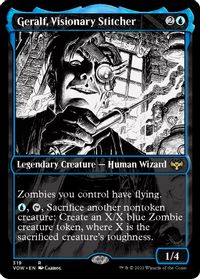 Geralf, Visionary Stitcher (Showcase) — Innistrad: Crimson Vow