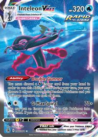 Inteleon VMAX (Alternate Art Secret) — SWSH08: Fusion Strike