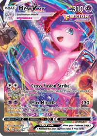 Mew VMAX (Alternate Art Secret) — SWSH08: Fusion Strike