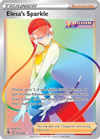 Elesa's Sparkle (Secret) — SWSH08: Fusion Strike