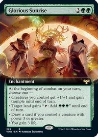 Glorious Sunrise (Extended Art) — Innistrad: Crimson Vow