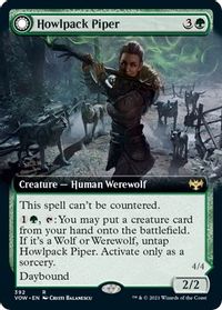 Howlpack Piper (Extended Art) — Innistrad: Crimson Vow