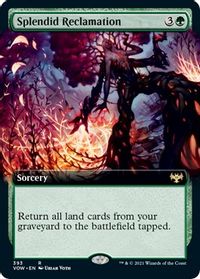 Splendid Reclamation (Extended Art) — Innistrad: Crimson Vow
