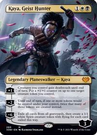 Kaya, Geist Hunter (Borderless) — Innistrad: Crimson Vow