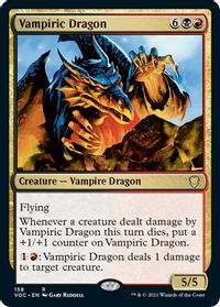 Vampiric Dragon — Commander: Innistrad: Crimson Vow
