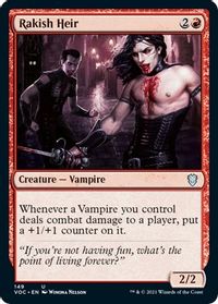Rakish Heir — Commander: Innistrad: Crimson Vow