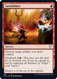 Vandalblast — Commander: Innistrad: Crimson Vow