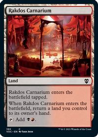 Rakdos Carnarium — Commander: Innistrad: Crimson Vow