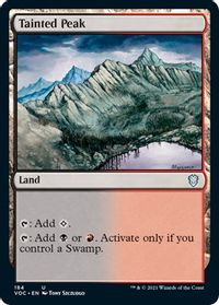 Tainted Peak — Commander: Innistrad: Crimson Vow
