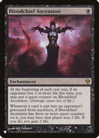 Bloodchief Ascension — The List Reprints