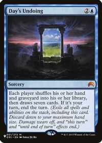 Day's Undoing — The List Reprints
