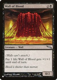 Wall of Blood — The List Reprints