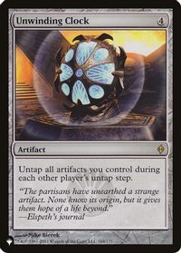 Unwinding Clock — The List Reprints