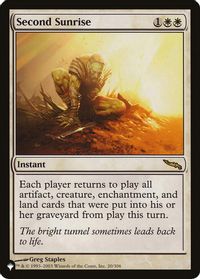Second Sunrise — The List Reprints