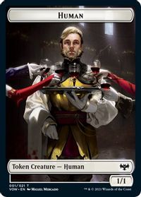 Human Token (001) — Innistrad: Crimson Vow