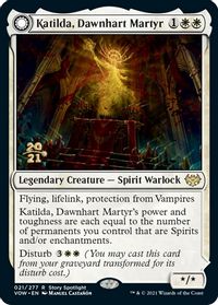 Katilda, Dawnhart Martyr — Prerelease Cards