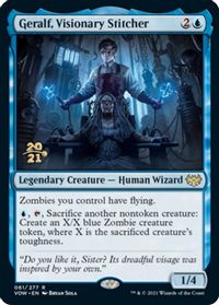 Geralf, Visionary Stitcher — Prerelease Cards