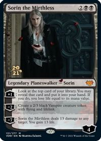 Sorin the Mirthless — Prerelease Cards