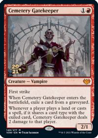 Cemetery Gatekeeper — Prerelease Cards