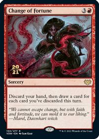 Change of Fortune — Prerelease Cards
