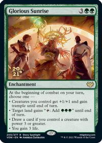Glorious Sunrise — Prerelease Cards