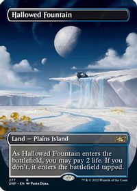 Hallowed Fountain (Borderless) — Unfinity