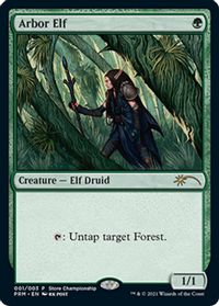 Arbor Elf — Game Day & Store Championship Promos
