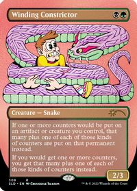 Winding Constrictor (Foil Etched) — Secret Lair Drop Series