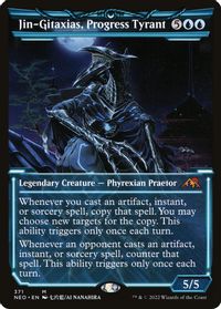 Jin-Gitaxias, Progress Tyrant (Showcase) — Kamigawa: Neon Dynasty