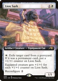 Lion Sash (Extended Art) — Kamigawa: Neon Dynasty