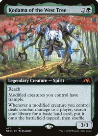 Kodama of the West Tree (Extended Art) — Kamigawa: Neon Dynasty