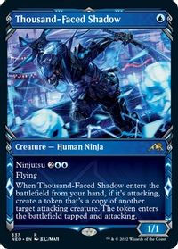 Thousand-Faced Shadow (Showcase) — Kamigawa: Neon Dynasty