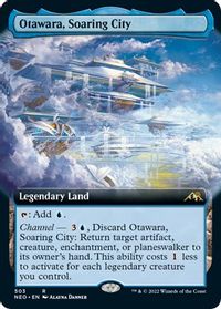 Otawara, Soaring City (Extended Art) — Kamigawa: Neon Dynasty