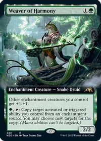 Weaver of Harmony (Extended Art) — Kamigawa: Neon Dynasty