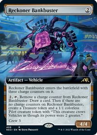 Reckoner Bankbuster (Extended Art) — Kamigawa: Neon Dynasty
