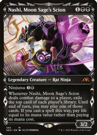Nashi, Moon Sage's Scion (Showcase) — Kamigawa: Neon Dynasty