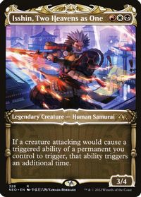 Isshin, Two Heavens as One (Showcase) — Kamigawa: Neon Dynasty