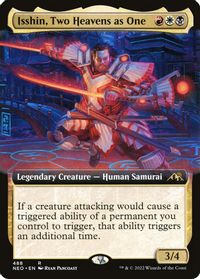 Isshin, Two Heavens as One (Extended Art) — Kamigawa: Neon Dynasty
